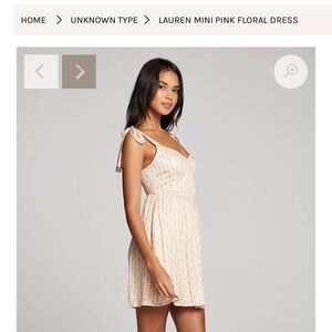 Lauren Mini Pink Floral Dress